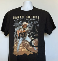 Garth Brooks 2014 - 2015 World G Tour T Shirt Mens Large Black  - £17.37 GBP