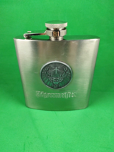 Jägermeister Elk Cross Pocket Liquor Flask 6 oz Stainless Steel Gift Alc... - £7.45 GBP