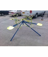 4 Seat Twirl Go Round Ultra Adult Whirly Bird Merry-Go-Ro... - $692.01