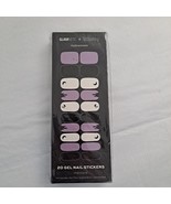 Gel Nail Stickers Manicure Dusk And On Purple Black Castle Moon - £9.38 GBP