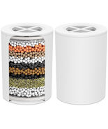 2 Pack Shower Filter Cartridge for Afina Filtered Showerhead,Reduces Chl... - $419.61 MXN