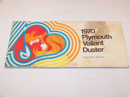 1970 PLYMOUTH VALIANT DUSTER OPERATORS MANUAL - $13.49