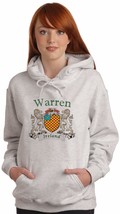 Warren Irish Coat of Arms Ash Hooded Sweat shirt - £28.17 GBP