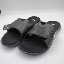 Under Armour Locker Black Slides Sandals  Size 7 Womens Brand New - £21.17 GBP