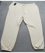 No Boundaries Sweatpants Mens 2XL Tan Fleece Stretch Cotton Blend Drawst... - €19,81 EUR