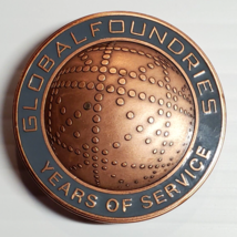 Global Foundries 5 Year Service Medal 2017 MACO Medallic Art Company wth Lanyard - £23.66 GBP