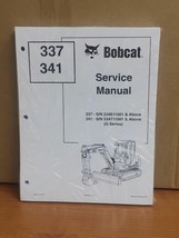 Bobcat 337, 341 Compact Excavator Service Manual Shop Repair Book 2 PN# ... - £46.70 GBP