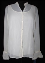 J H Collectibles Blouse + Camisole 2 PCS MEDIUM Ivory Cami JH Collectible NEW - £26.99 GBP