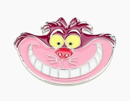 Walt Disney Cheshire Cat Smiling Face Metal Enamel Pin NEW Alice In Wonderland - £6.25 GBP