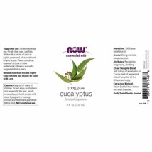NOW Essential Oils, Eucalyptus Oil, Clarifying Aromatherapy Scent, Steam... - $19.48