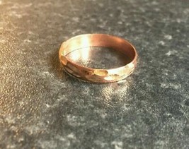 Evil Eye Protection Amulet Pure Copper Punjabi Hindu Sikh Ring Cut Desig... - £4.45 GBP
