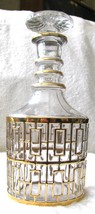 Imperial Glass ‘Shoji’ Lattice DECANTER / glass Barware/22K Gold/’65-’79... - £296.57 GBP