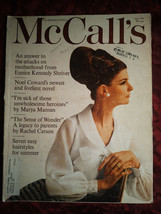 Mccall&#39;s June 1965 Jun 65 Noel Coward Betsy Mccall Harvey Swados - £6.83 GBP