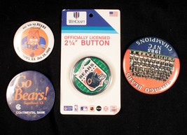 4 Chicago Bears Pins NFC Champs 1985 Excellent Condition - €14,60 EUR