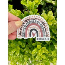Teacher TeacherLife Rainbow Sticker - €3,46 EUR
