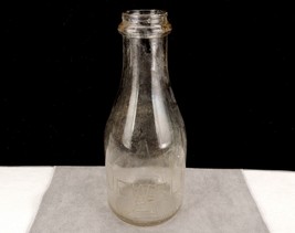 Vintage Clear Glass Milk Bottle, One Quart, Jewell Dairy, Mt. Vernon OH, BTL-10 - £11.71 GBP