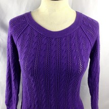 American Eagle Outfitters Girls Purple Long Sleeve Sweater Size Large - $12.00