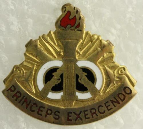 Vintage US Military DUI Pin 108th Training Division NCBU PRINCEPS EXERCENDO - $8.87