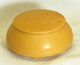 Vanity Celluloid Powder Box Jar Vintage 1920's - $24.74