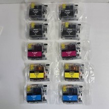 10x LC-203 LC203XL Ink Combo For Brother MFC-J460dw MFC-J480dw MFC-J485dw LC201 - £9.61 GBP