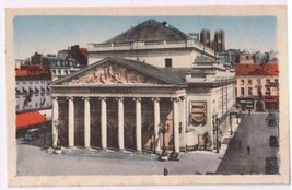 Belgium Postcard Brussels Theatre of the Monnaie Vintage - £1.71 GBP