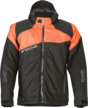 Arctiva Mens Pivot 5 Hooded Jacket Black/Orange Medium - £143.39 GBP