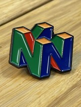 NEW Nintendo 64 enamel pin N64 NES logo 90s Console Video Games Hat Lape... - £5.44 GBP