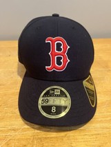 MLB BOSTON RED SOX NEW ERA  OFFICIAL On Field  59FIFTY FITTED Size 8 CAP - $35.63