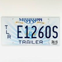 2015 United States Mississippi America&#39;s Music Trailer License Plate E1260S - $11.87