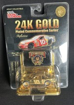 Vintage Racing Champions 50th Annv Diecast 24K Gold #15G NASCAR #10 New ... - £10.05 GBP