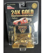 Vintage Racing Champions 50th Annv Diecast 24K Gold #15G NASCAR #10 New ... - £10.11 GBP