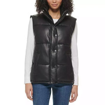 Marc New York Women&#39;s Size XL Black Sleeeveless Winter Puffer Vest NWT - $17.99