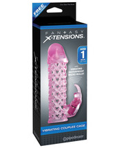Fantasy X-tensions Vibrating Couples Cage - Pink - £32.76 GBP
