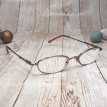 Candie&#39;s Brown Butterflies Metal Eyeglasses FRAMES ONLY  - C Maria BRN 46-16-130 - £25.28 GBP