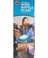 BIG MOUTH Wine Bottle GLASS 750 ml. HOLDS A WHOLE BOTTLE Wino Vino 11.5”... - $30.84