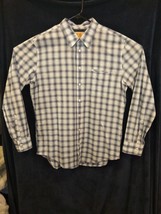 Men's Hugo BOSS Orange Label sz XXL Plaid Long Sleeve Shirt - $15.84