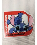 Walt Disney World Annual Passholder Stitch Magnet Official 2024 AP red b... - $28.05 CAD