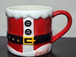Coca Cola Santa Suit Belt Coffee Cup Mug - £13.97 GBP