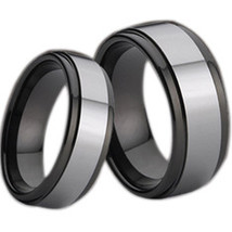 coi Jewelry Tungsten Carbide Couple Wedding Band Ring-475 - £55.94 GBP