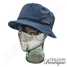 Adidas Hat Bucket Altered Blue White Women Essentials Wide Brim Athleisure! - $46.60