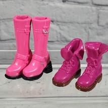 Barbie Doll Shoes My Scene Western Riding Zoo Keeper Work Boots Lot Of 2... - $14.84