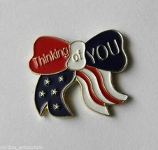 Usa United States Support Ribbon Thinking Of You Emblem Lapel Pin Badge 3/4 Inch - £4.27 GBP