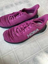 Hoka One One Mach 4 Women&#39;s Running Shoes Sz 9 Fuschia Pink Sneakers No Insoles - £36.97 GBP