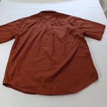 Carhartt S107SIE Men's Burnt Orange Cotton Short Sleeve Button Up Shirt Size M  image 12