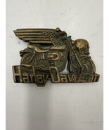 Rare Harley Davidson Motorcycles Winged Skull Solid Brass 1980 Baron Bel... - $1,288.79 MXN