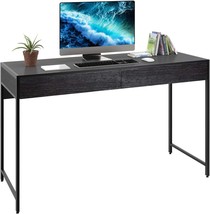 Ergomaster Home Office Desk, 44 In, Black - £199.83 GBP