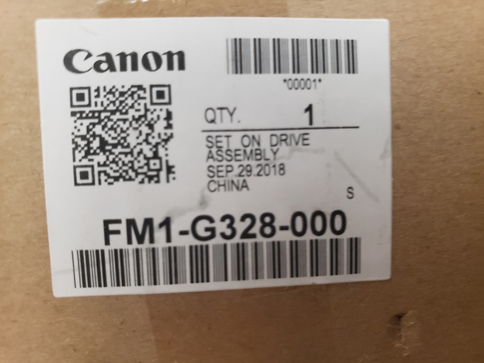 Canon IRC5535 FM1-G328-000 Set On Drive Assembly - $49.00