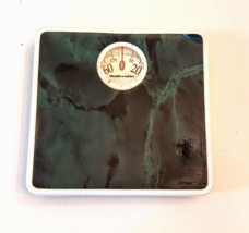 Health O Meter Bathroom Scale 270lb Max VTG Mechanical Dial Faux Marble ... - £15.44 GBP