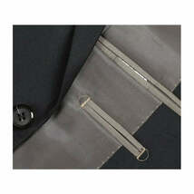 Men Renoir Suit Separate Super 140s Soft Wool Two Button Classic Fit 508-1 Black image 4