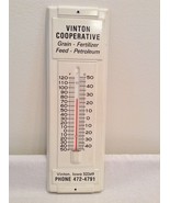 Vinton Cooperative Vinton, Iowa Thermometer Farm Feed Seed Fertilizer 14... - $29.99 CAD